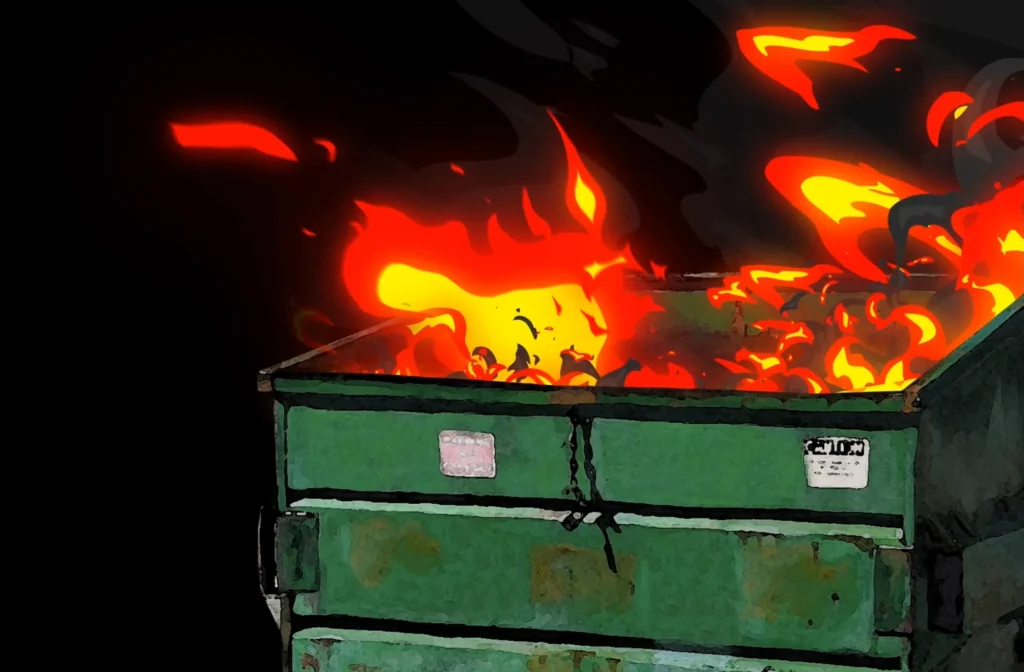 dumpster fire 1480869940